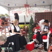 Santa Listening To Wishes        
